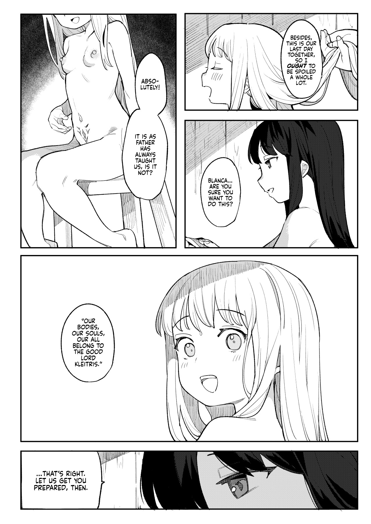 Hentai Manga Comic-Holy Cumdump Blanca-Read-27